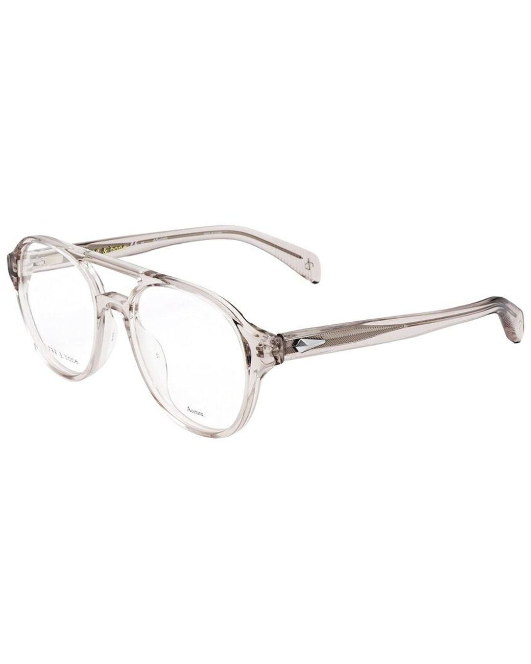 Rag & Bone Metallic 51Mm Optical Frames