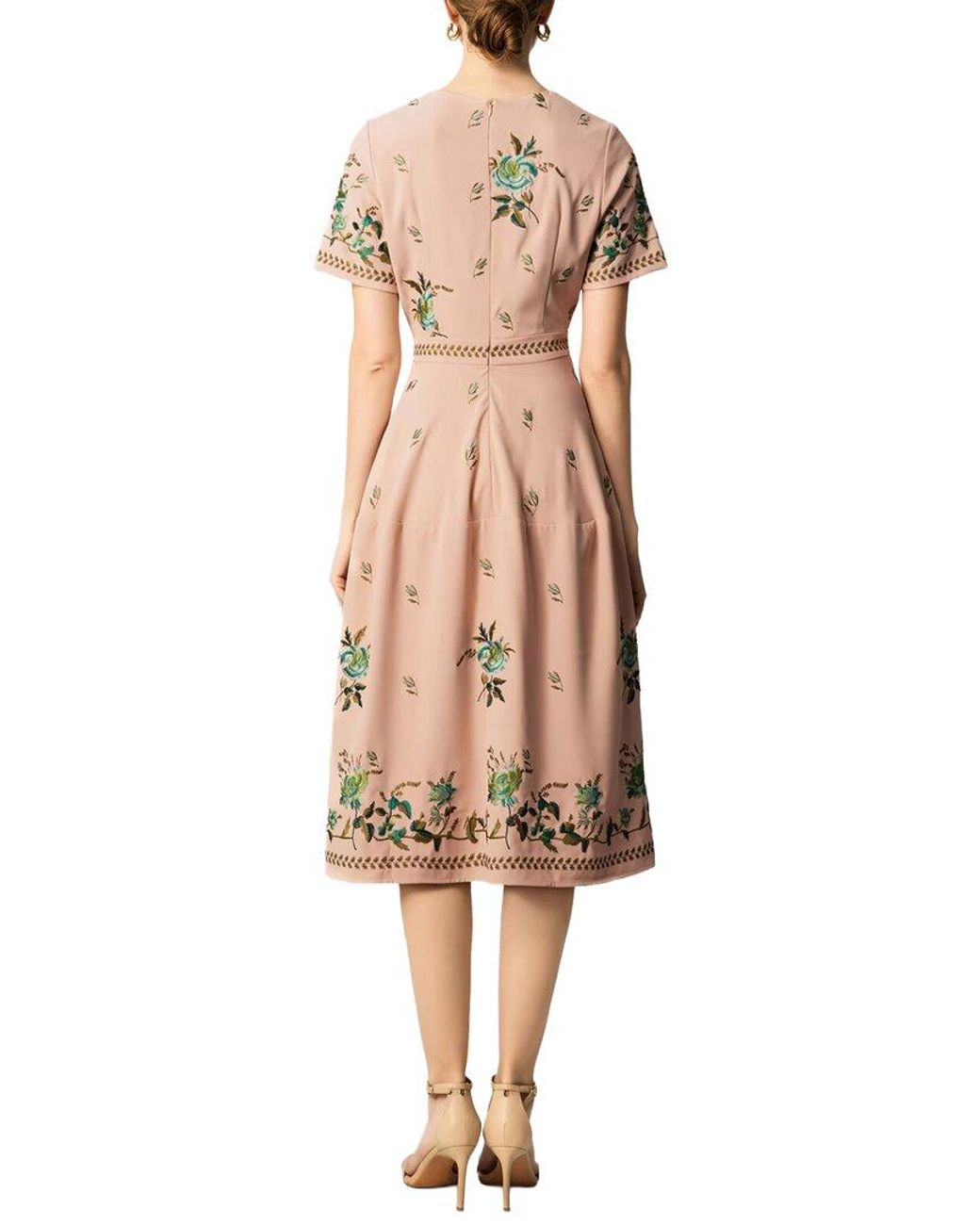 Adele Berto Natural Midi Dress
