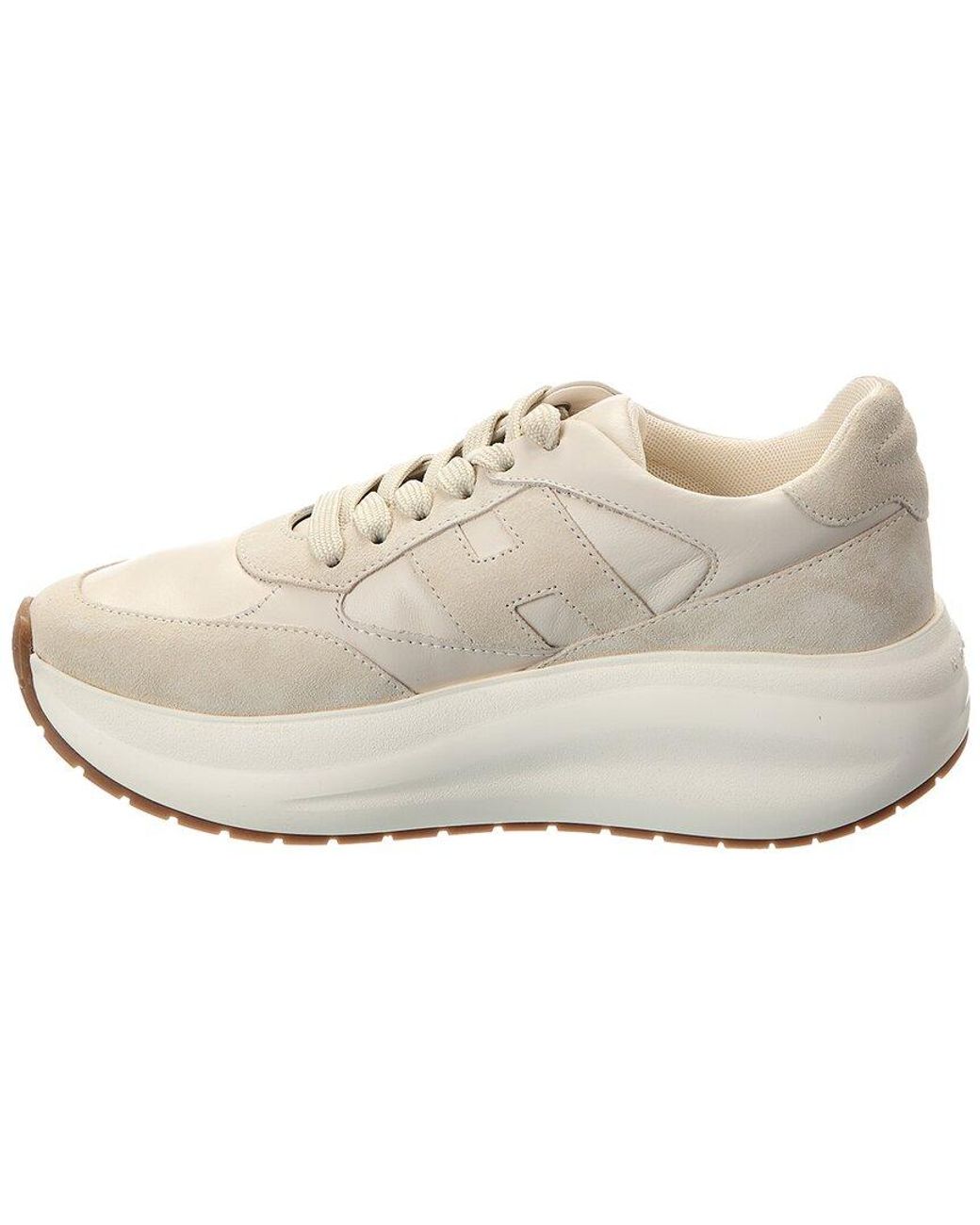 Hogan White Maxi I Active Leather Sneaker