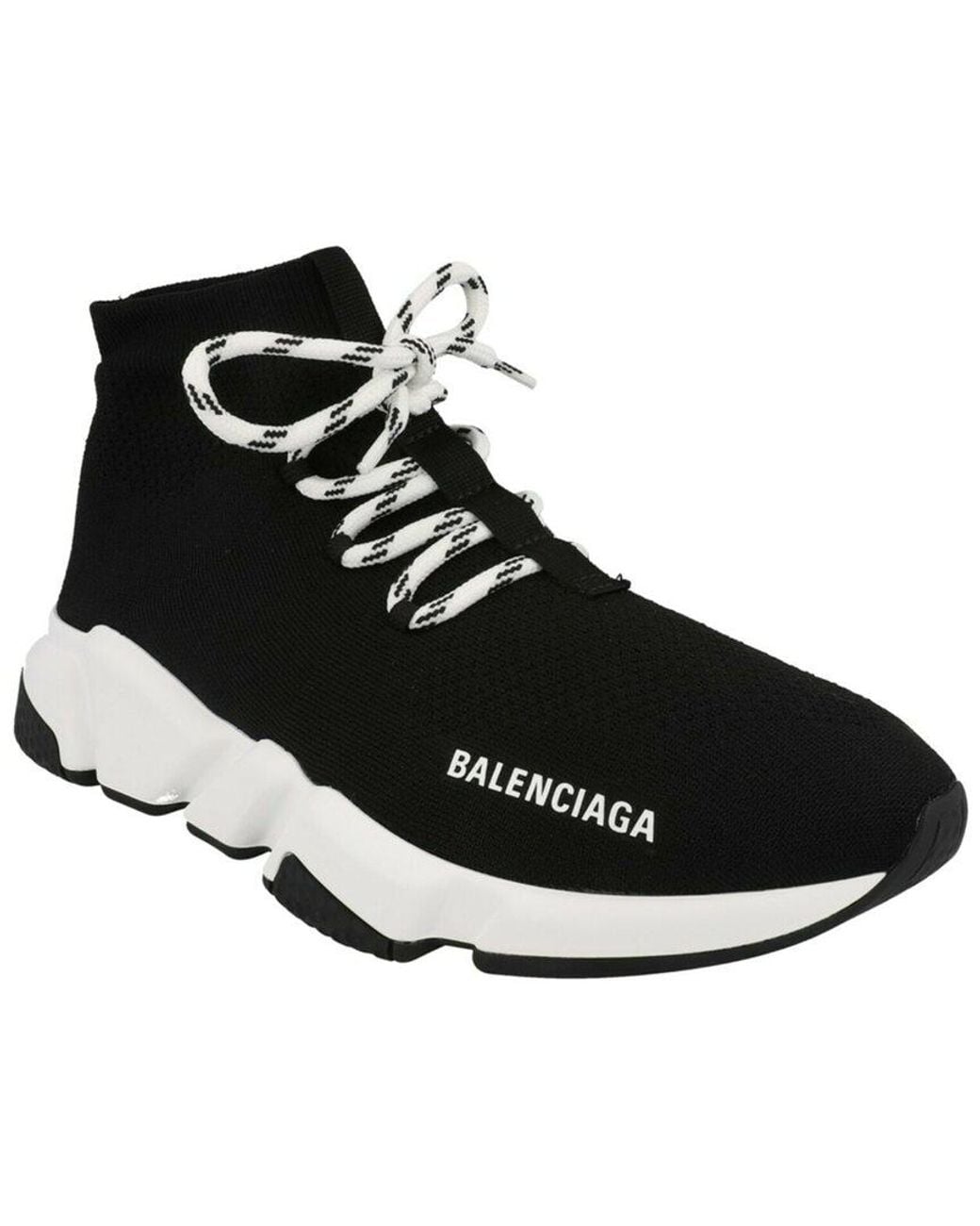 Balenciaga Black Speed Lace-Up Sneaker for men