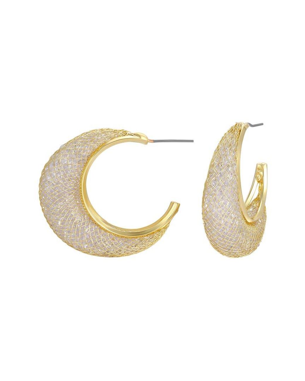 Eye Candy LA Metallic Selene Hoop Earrings