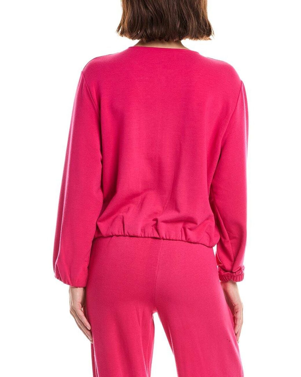 Nanette Lepore Pink Collarless Jacket