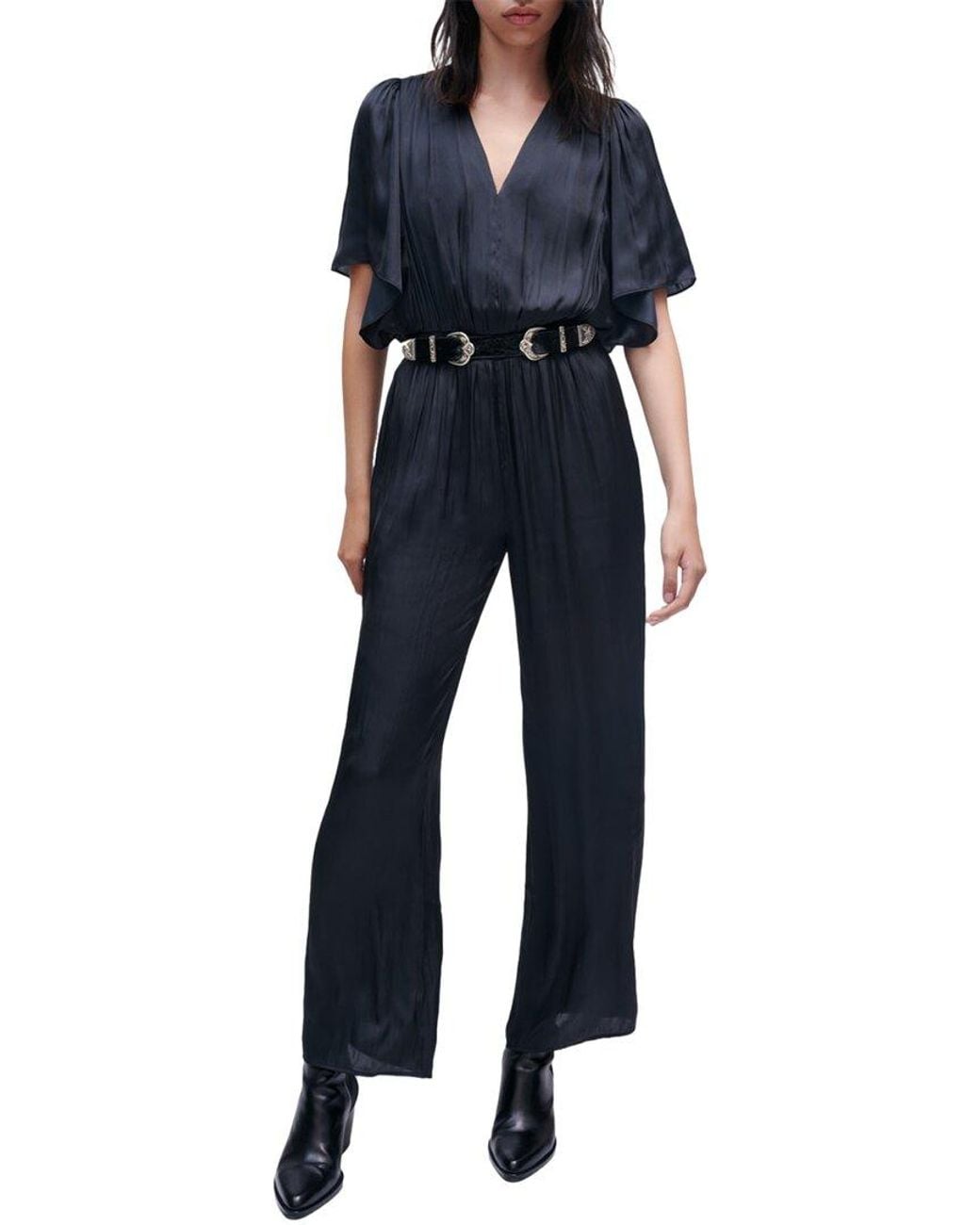 Maje Blue Jumpsuit