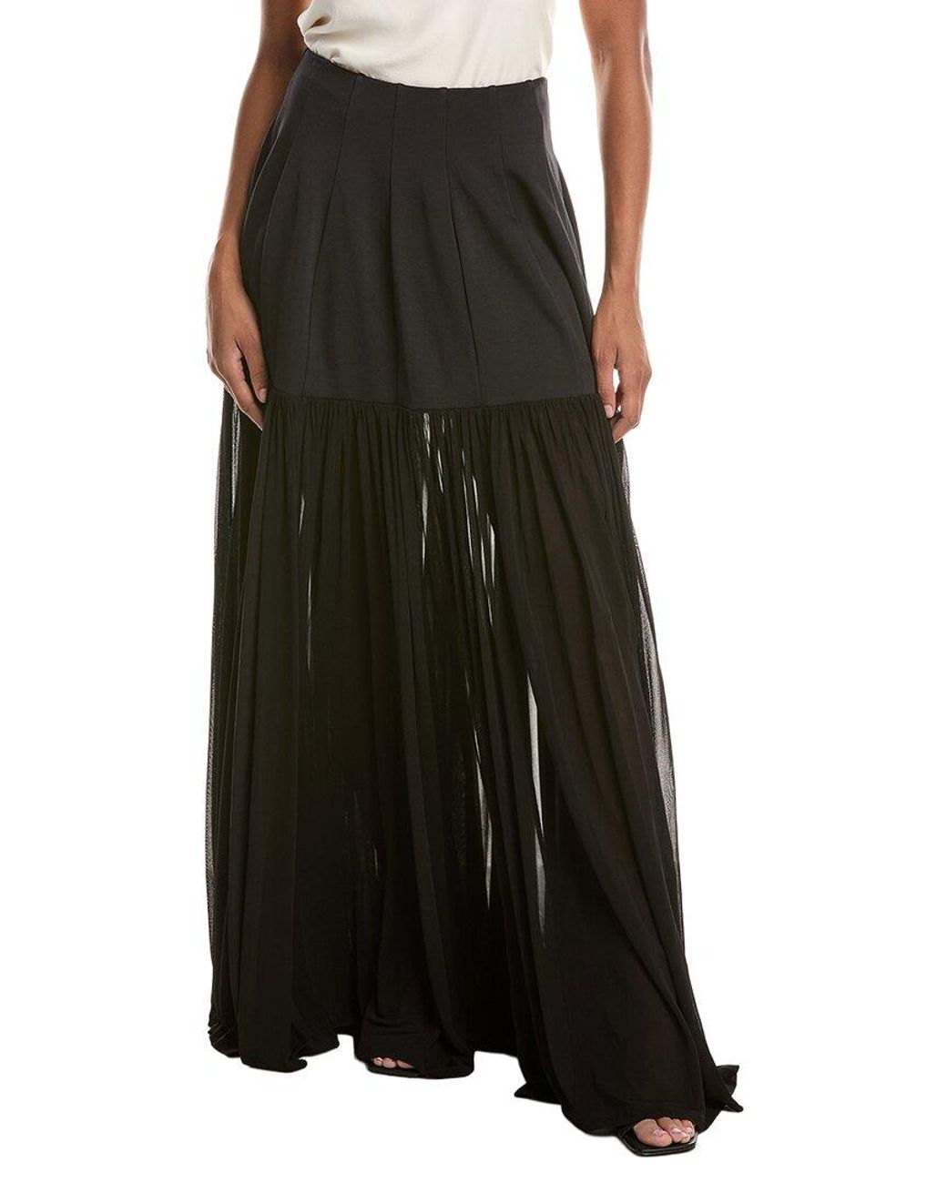 Jonathan Simkhai Black Saryn Maxi Skirt