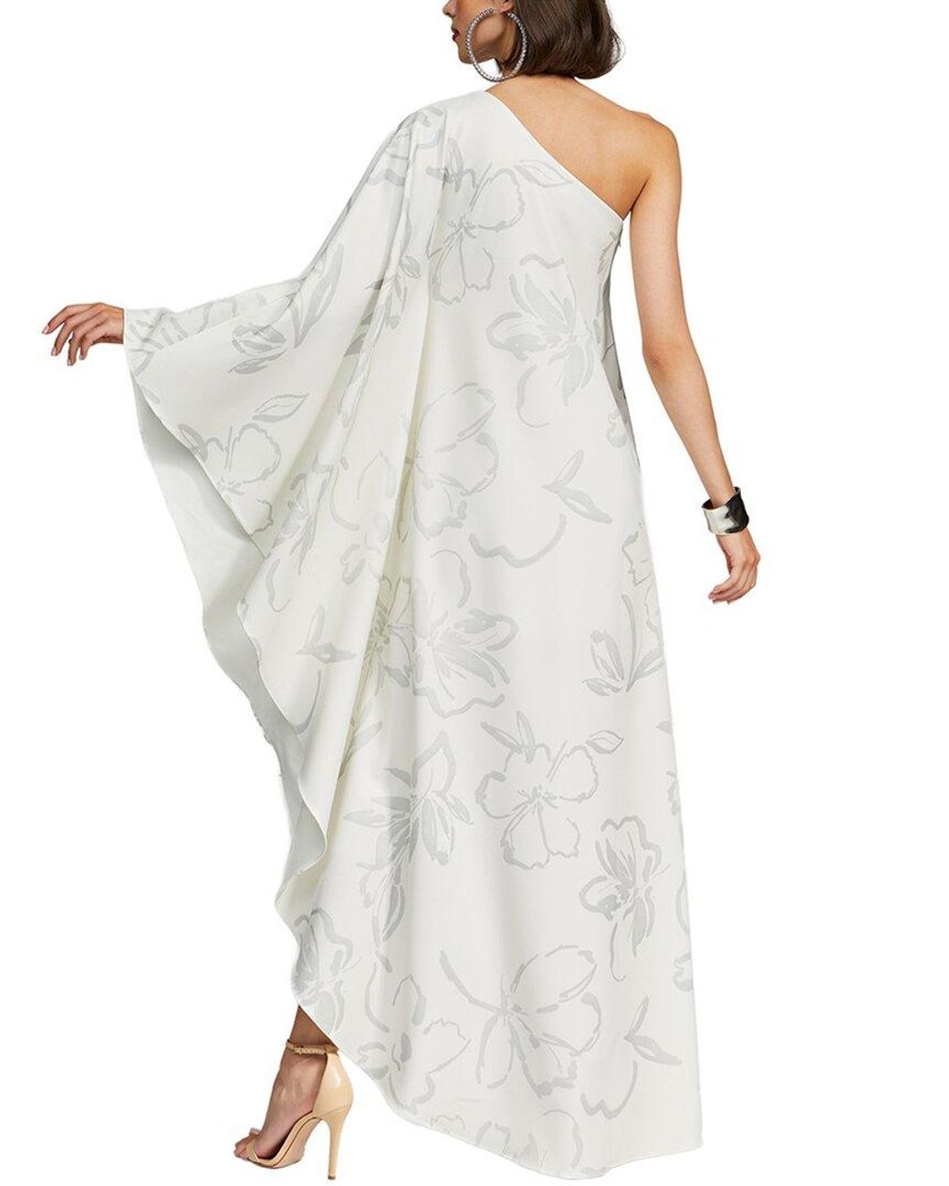 Halston Heritage White Nevean Caftan