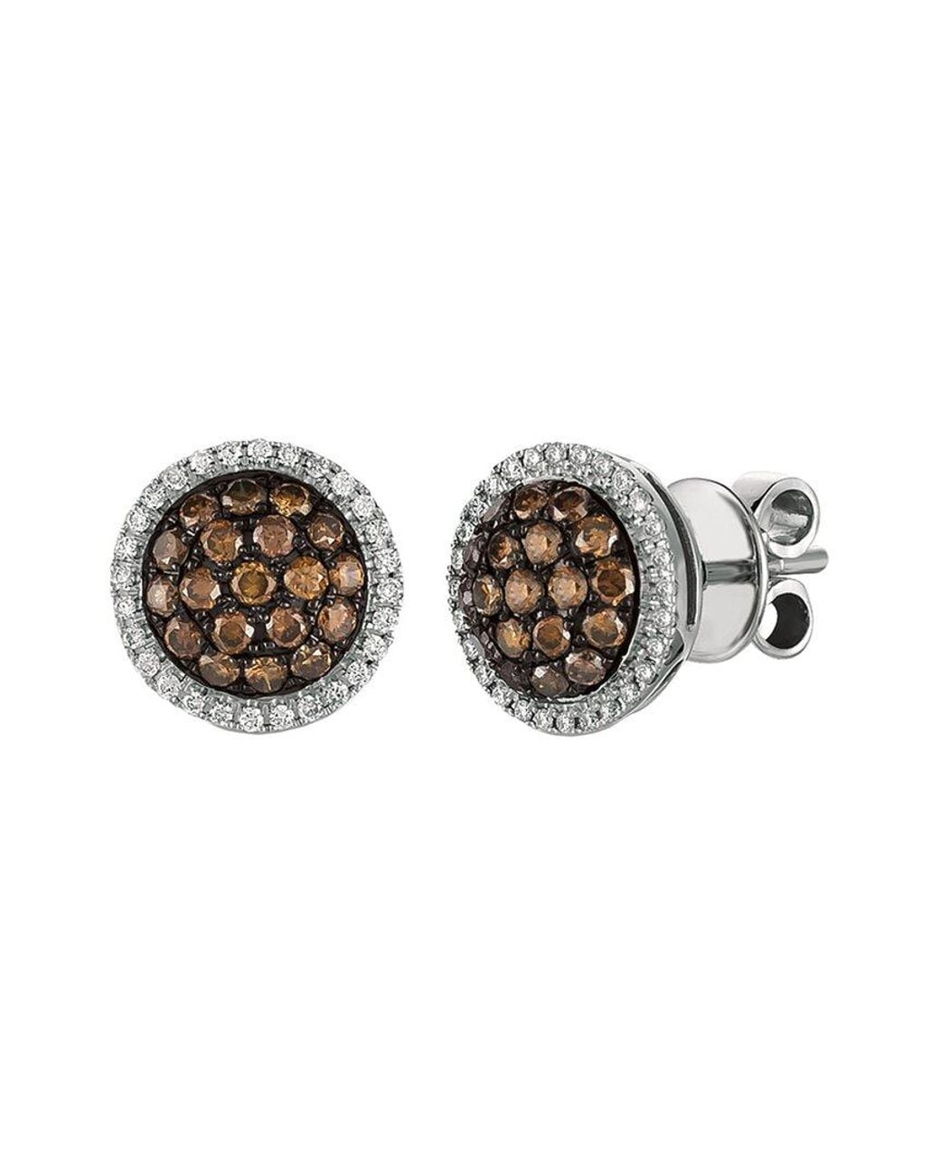 Le Vian Multicolor Le Vian Euphoria Chocolate 14K 0.15 Ct. Tw. Diamond Earrings