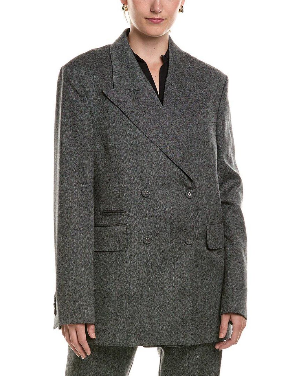 Officine Generale Gray Arca Wool Jacket