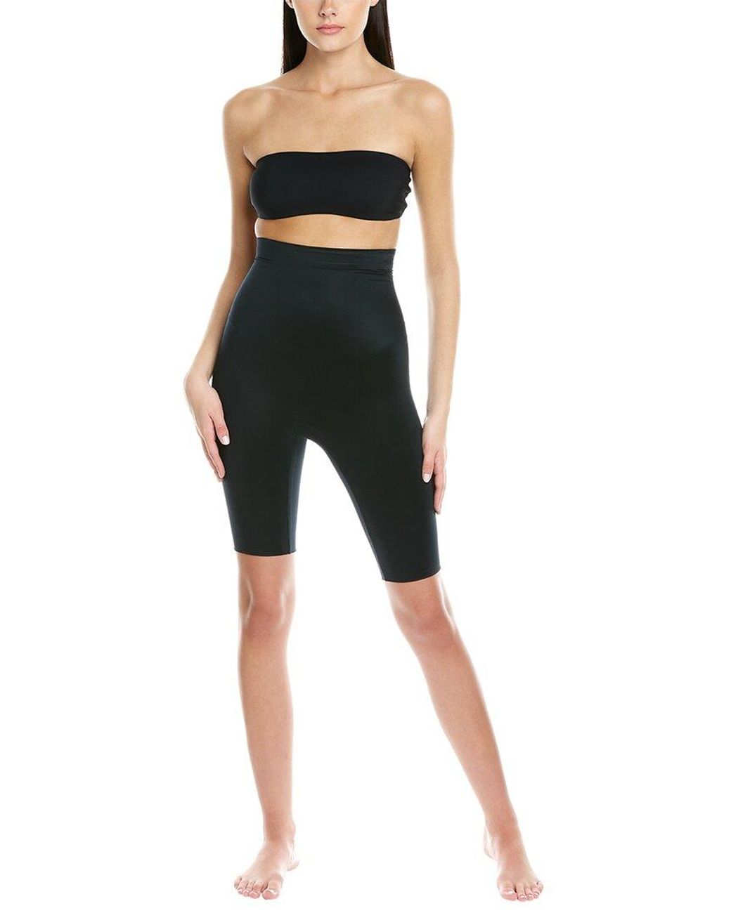 Spanx Power Concealher Extended Length Highwaist Short in Black Lyst