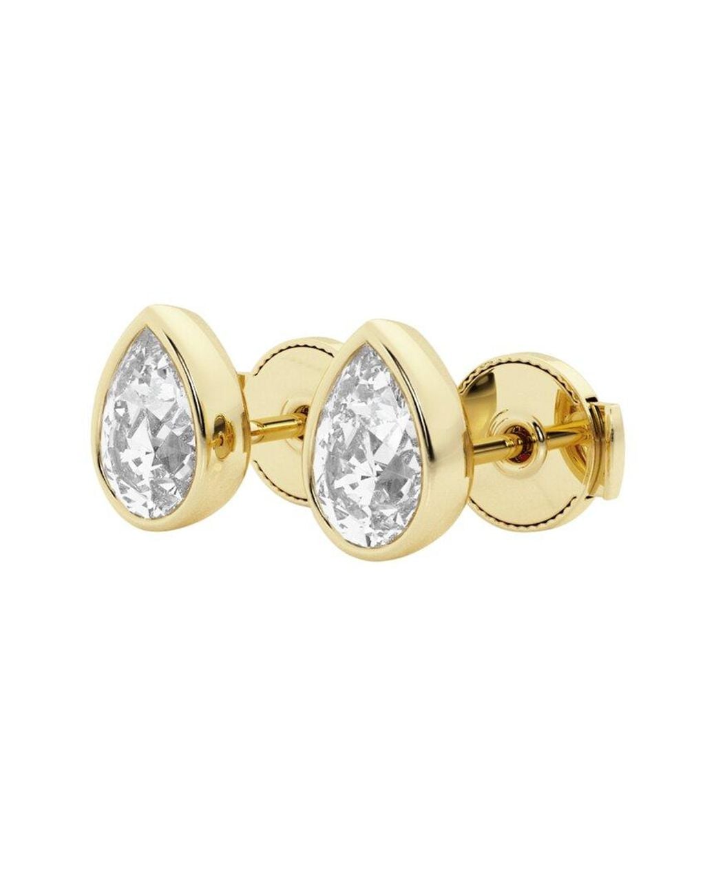 Lab Grown Diamonds Metallic 14K 1.00 Ct. Tw. Lab-Grown Diamond Studs