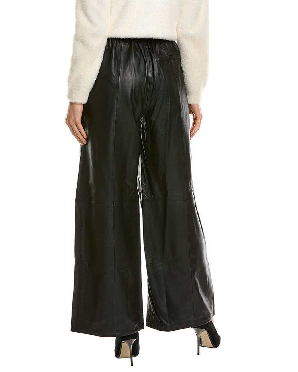 Ted Baker Frencis Leather Pant in Black