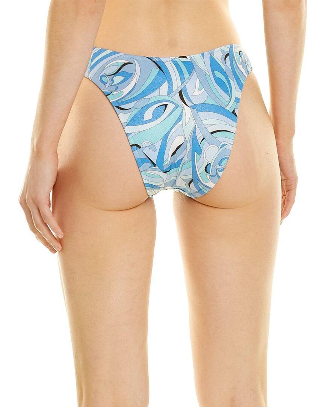 Monica Hansen Blue Beachwear Bikini Bottom
