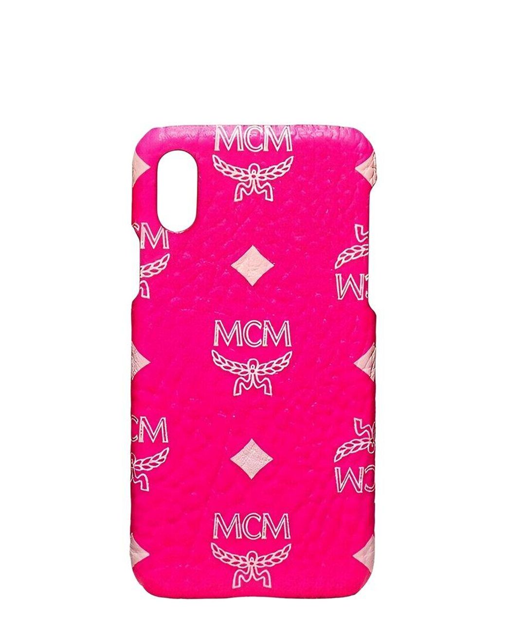 MCM Pink Iphone X/xs Cover