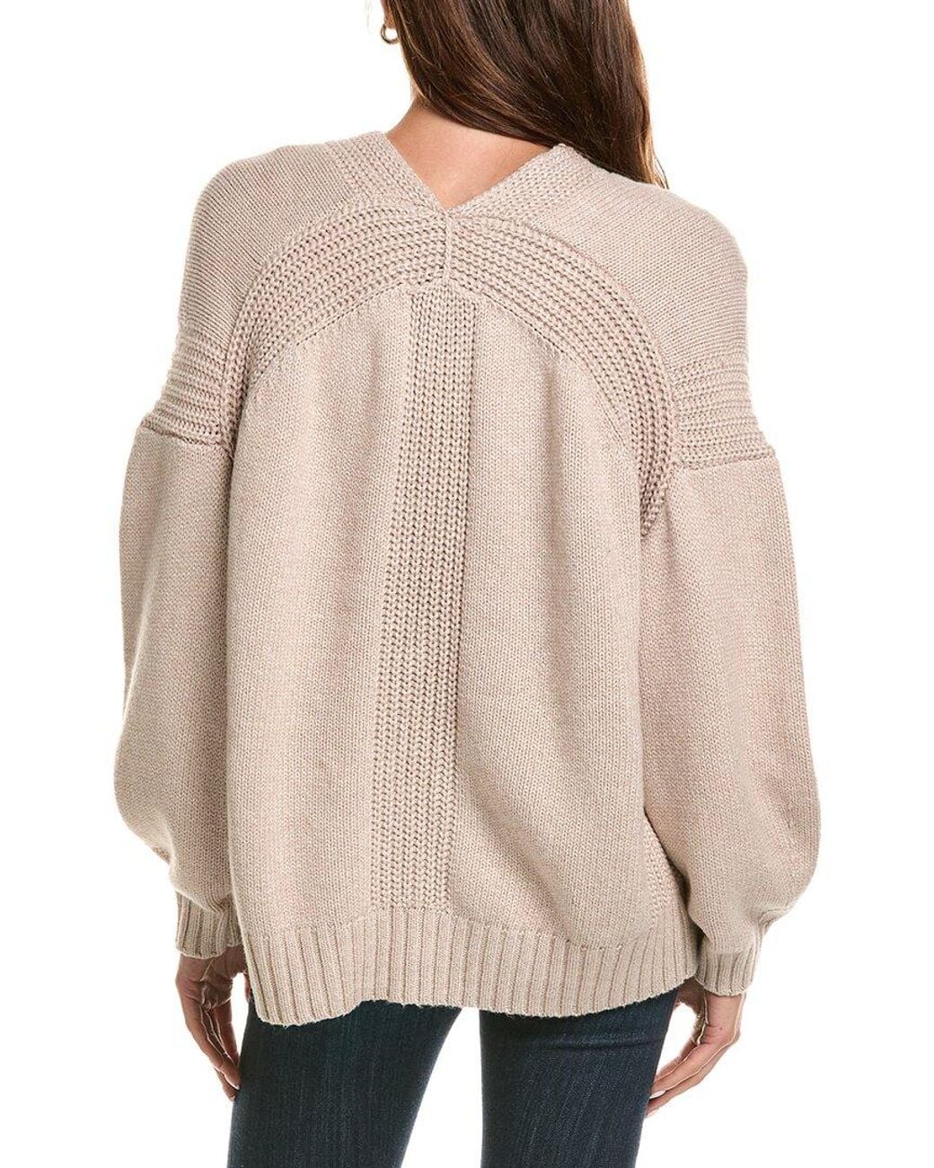525 America Natural Toggle Front Cardigan