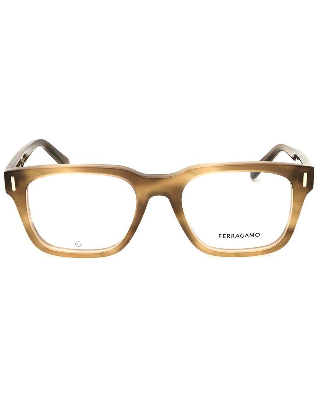 Ferragamo Brown 54Mm Optical Frames