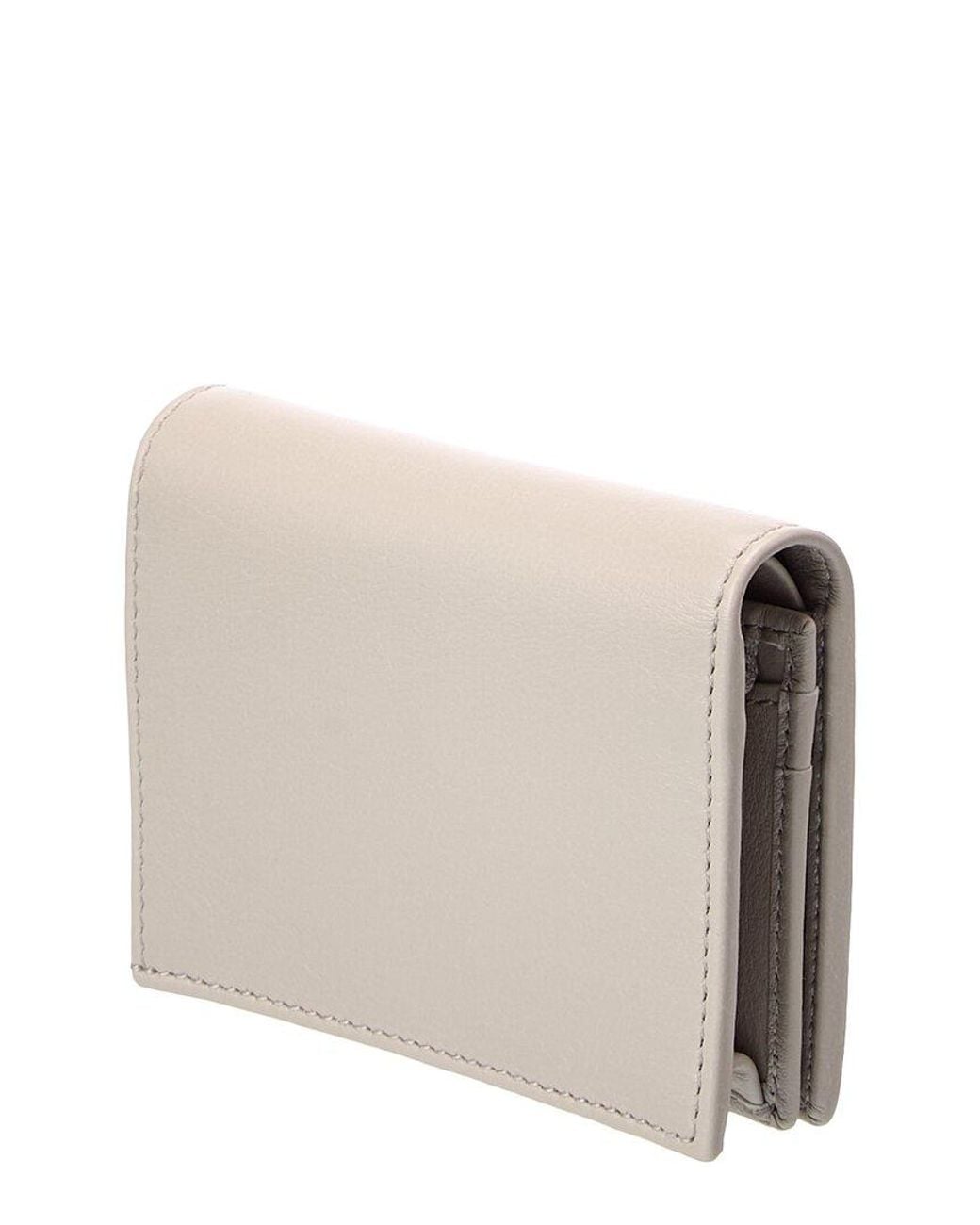 Gucci Gray Gg Marmont Leather Card Case