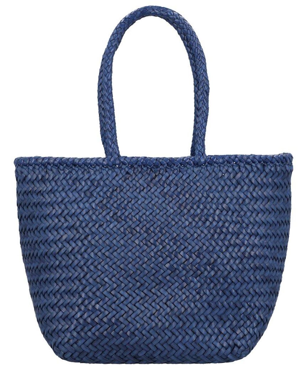 Dragon Diffusion Blue Grace Small Leather Tote