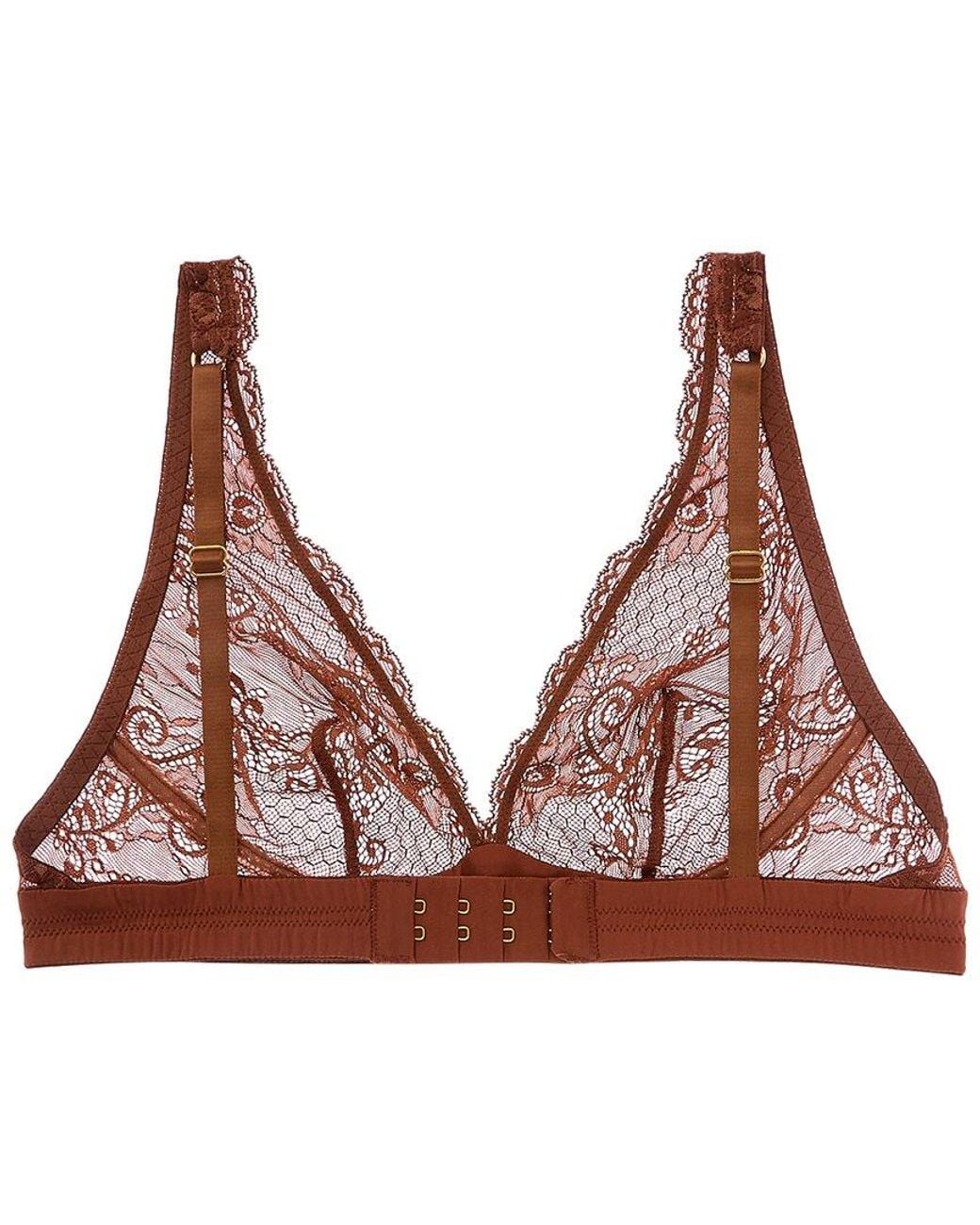 Journelle Brown Sapna Plunge Bralette