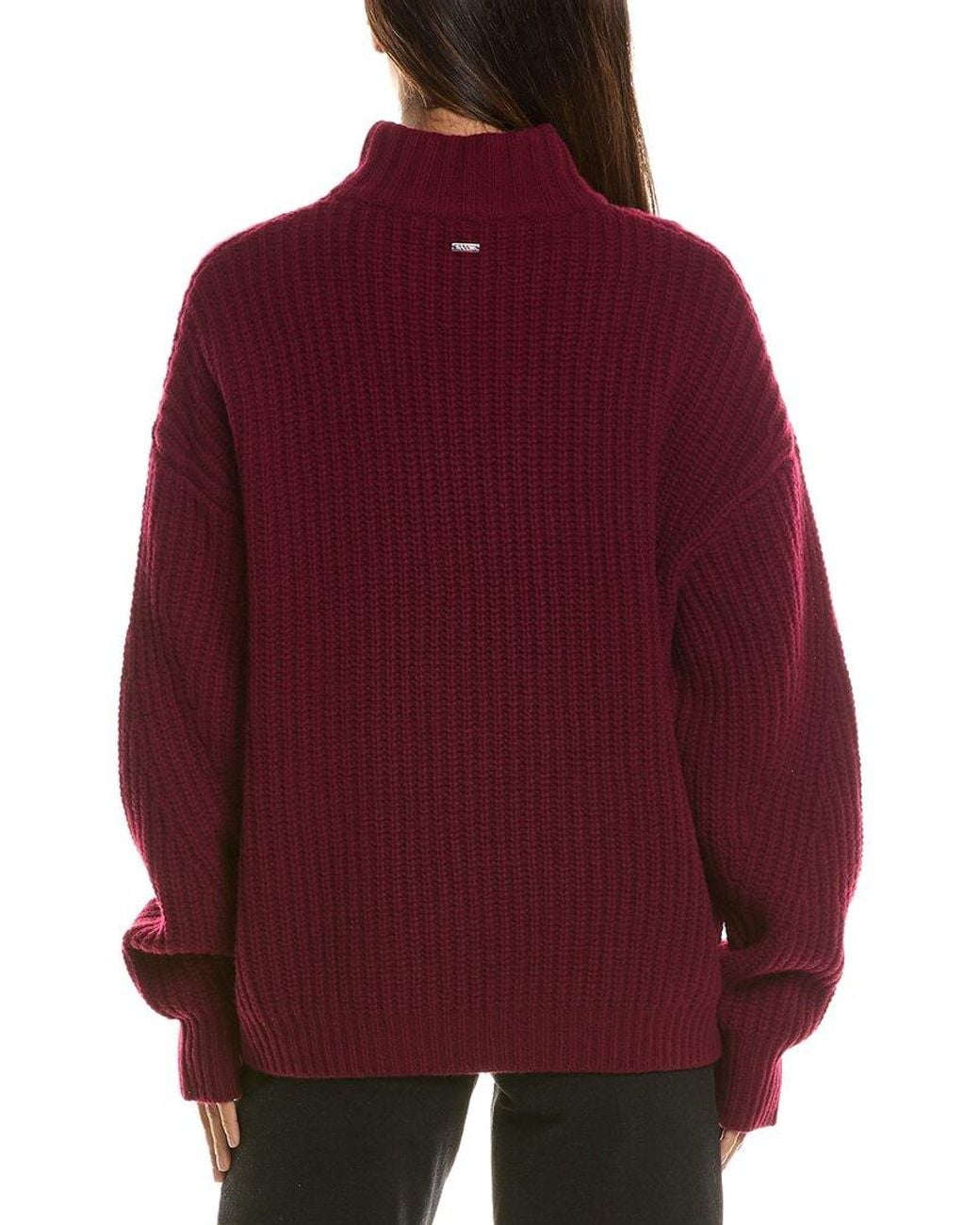 Toccin Red Oversized Wool Sweater