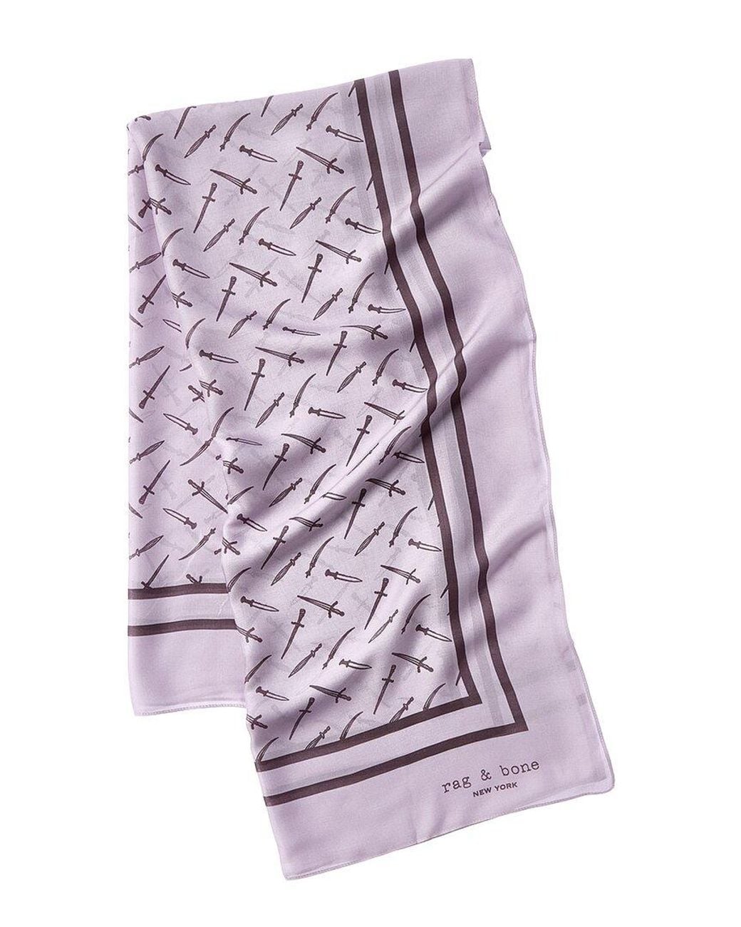 Rag & Bone Pink Dagger Scarf