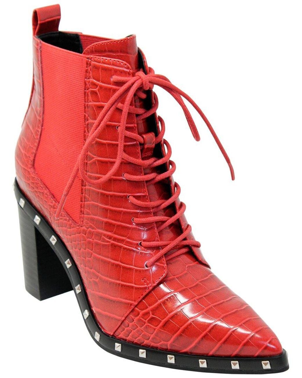 Charles David Red Jetsetter Boot