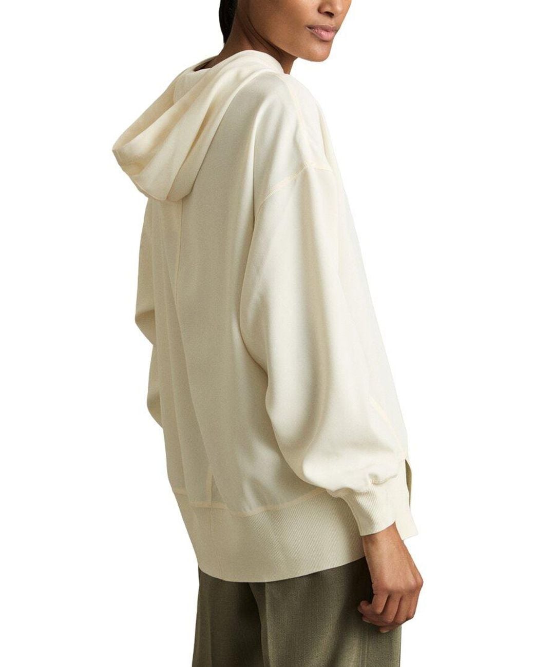 Reiss Natural Kiara Woven Top