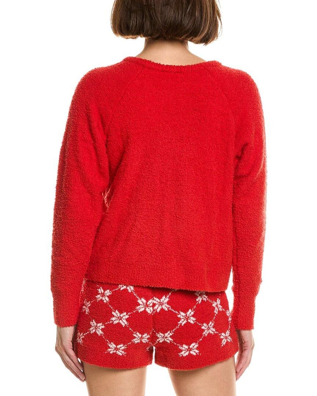 Honeydew Intimates Red Snow Angel Sweater
