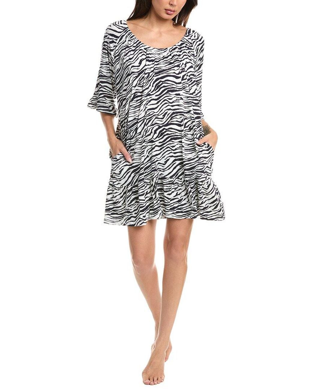 Ellen Tracy Black Short Tunic