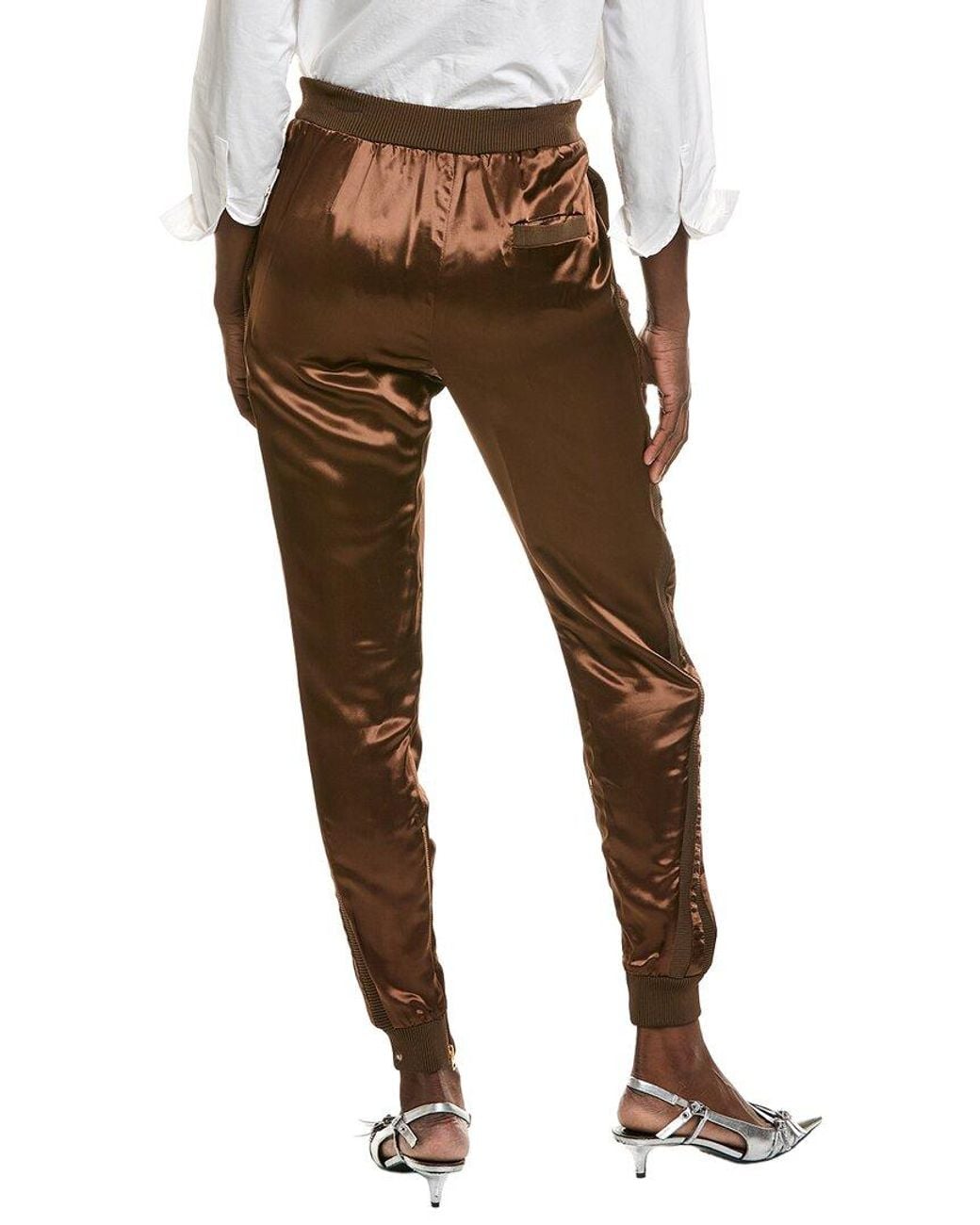 Tom Ford Brown Silk-Lined Pant