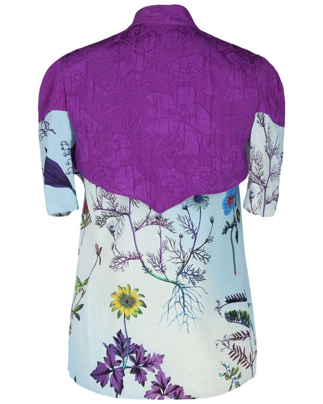 Stella McCartney Purple Roxanne Silk Blouse