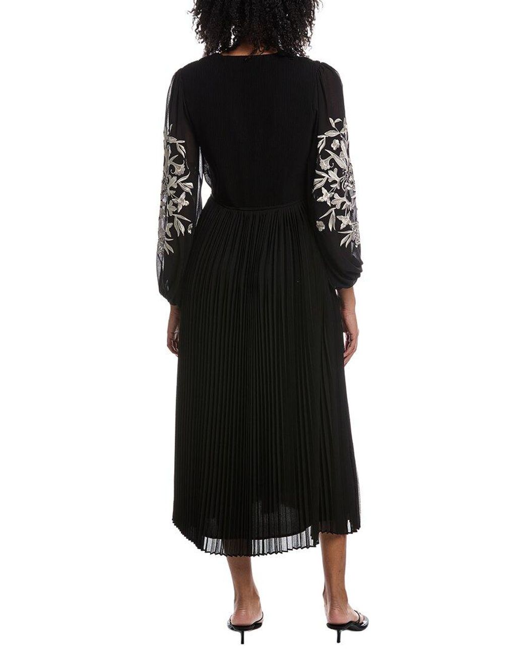 Tahari Black The Amanda Maxi Dress