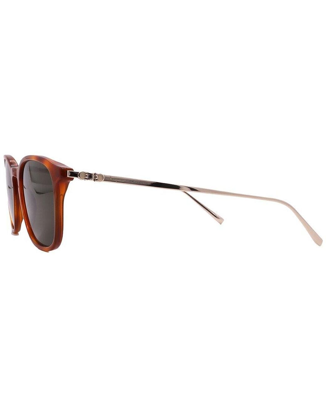 Ferragamo Brown 53Mm Sunglasses for men