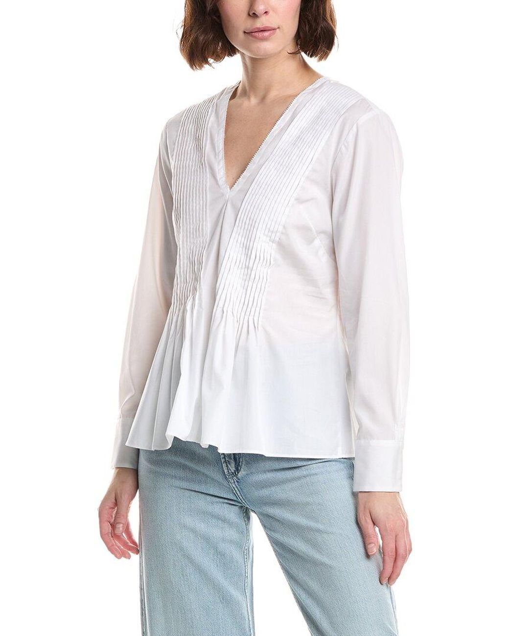 Rag & Bone White Asher Top