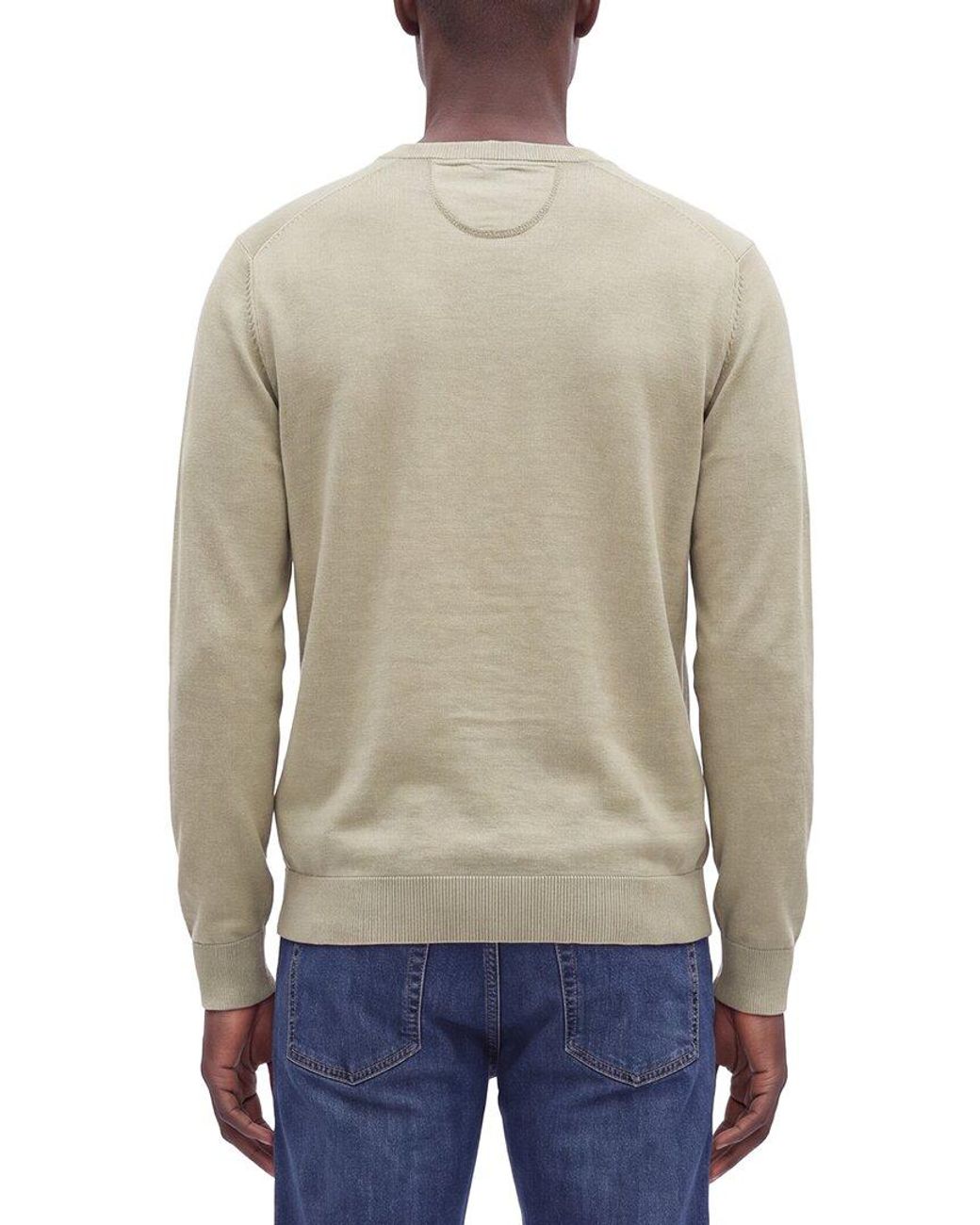 Raffi Natural Jersey Crewneck Sweater for men