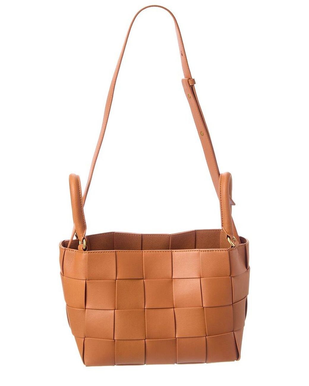 J.McLaughlin Brown Garance Leather Handbag