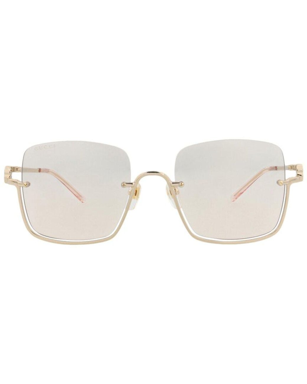 Gucci White Gg1279S 54Mm Sunglasses