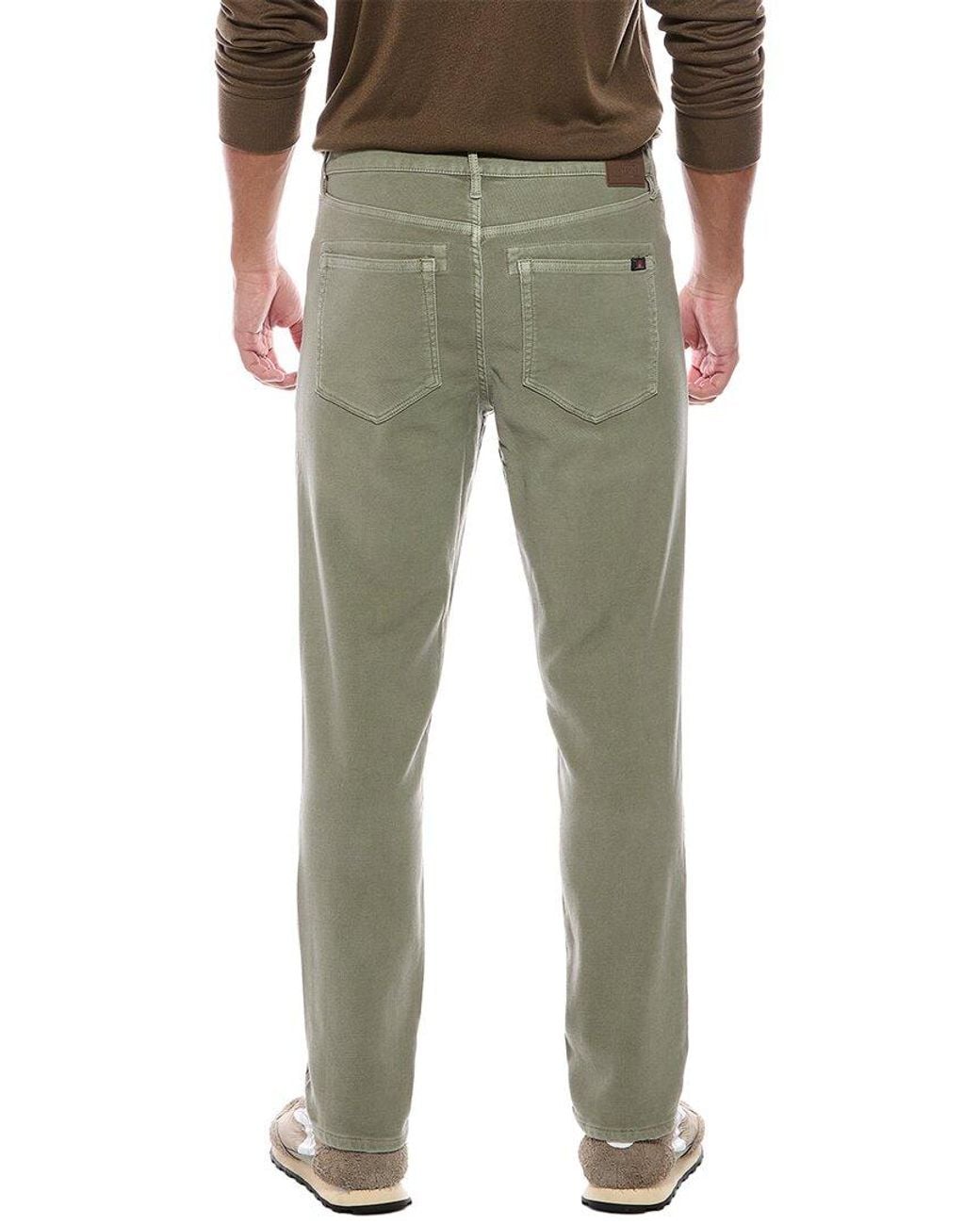 Faherty Brand Green Stretch Terry 5-Pocket Pant for men