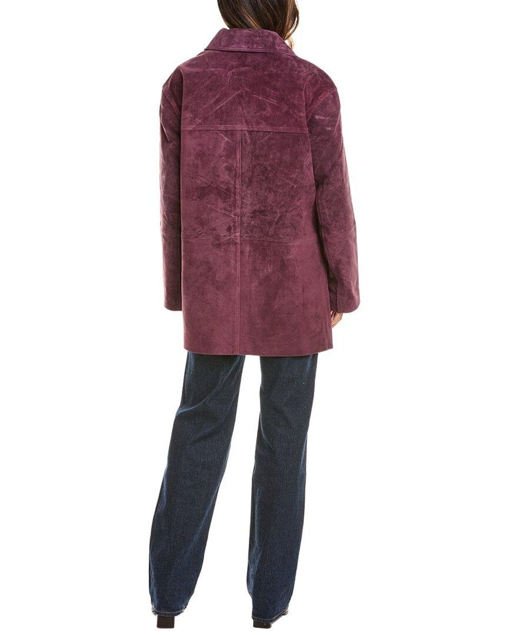 NVLT Red Genuine Suede Jacket