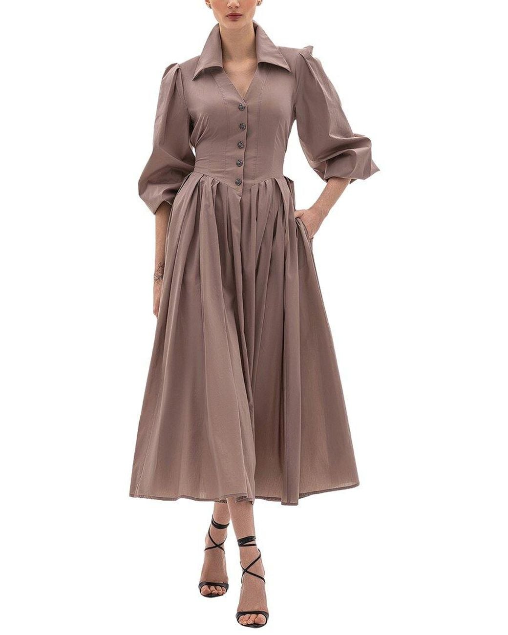BGL Brown Shirtdress