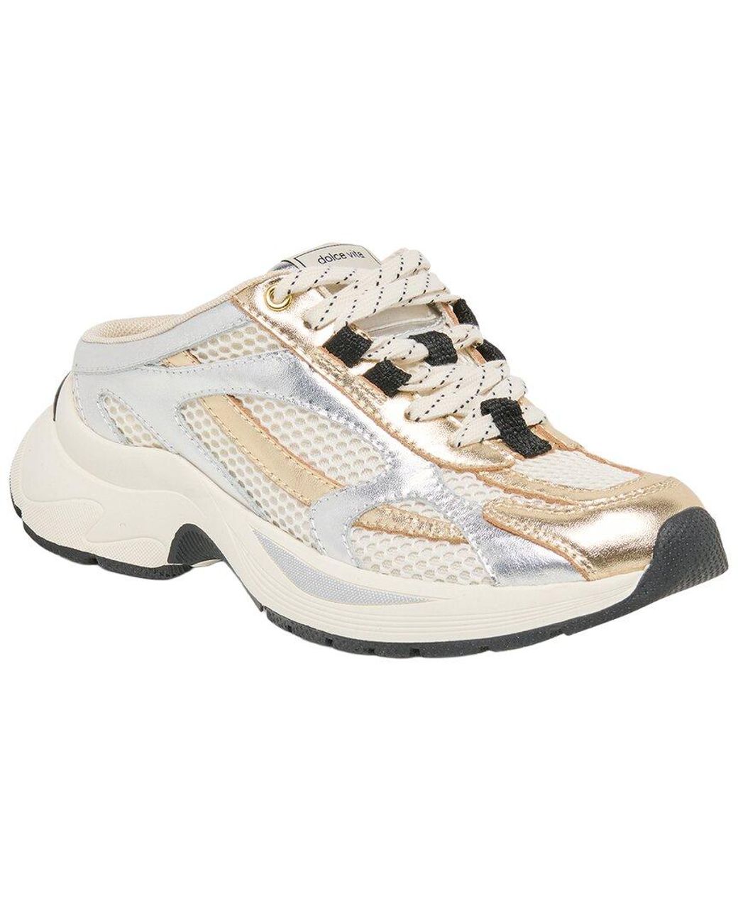 Dolce Vita White Swayzy Leather Sneaker