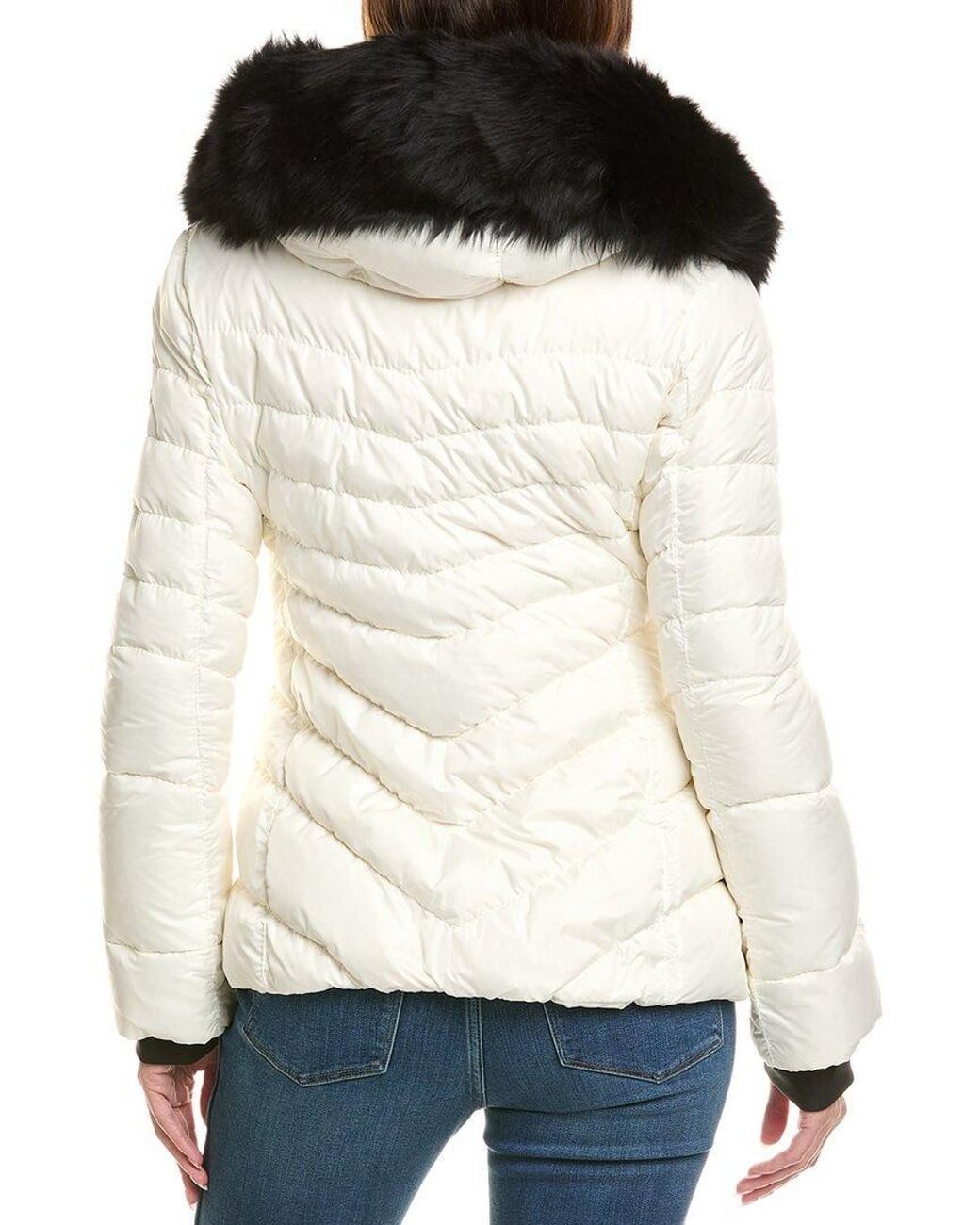 Gorski White Après Ski Down Jacket