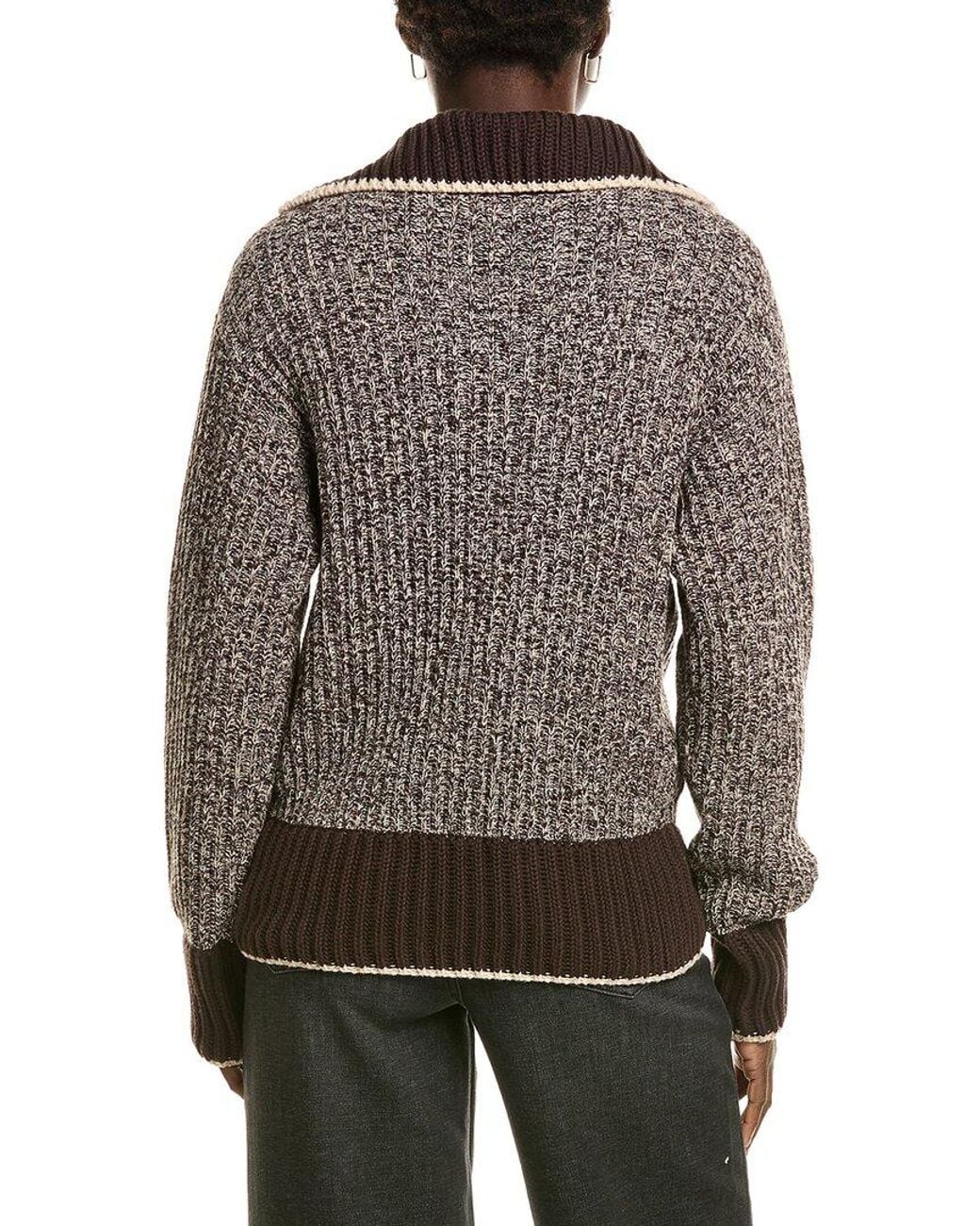 Amo Denim Gray Amo Bobbie Alpaca-Blend Sweater