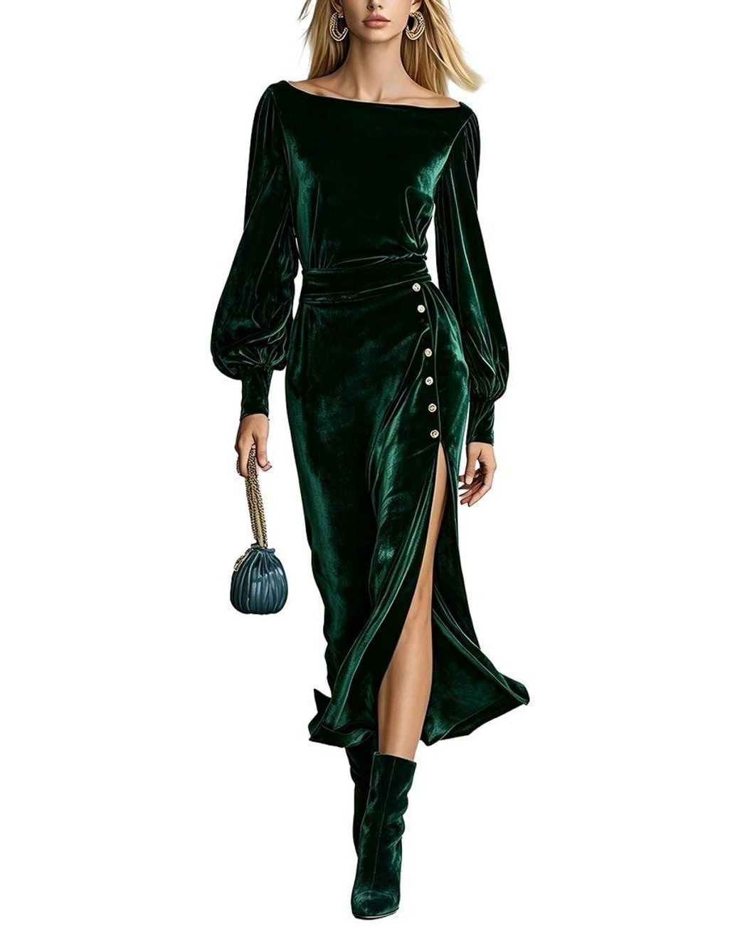 La Petite Cera Green Dress