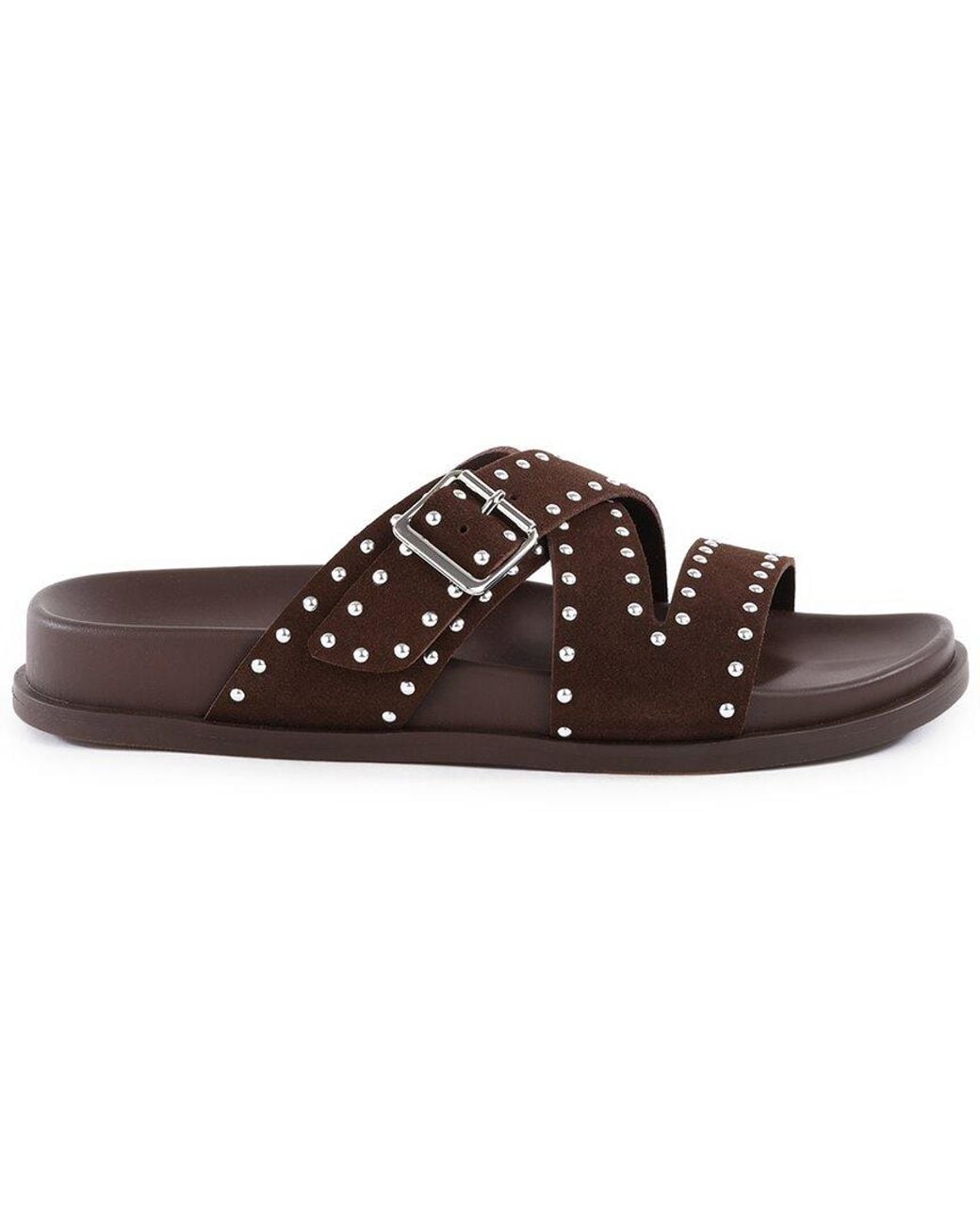 Seychelles Brown Vip List Suede Sandal
