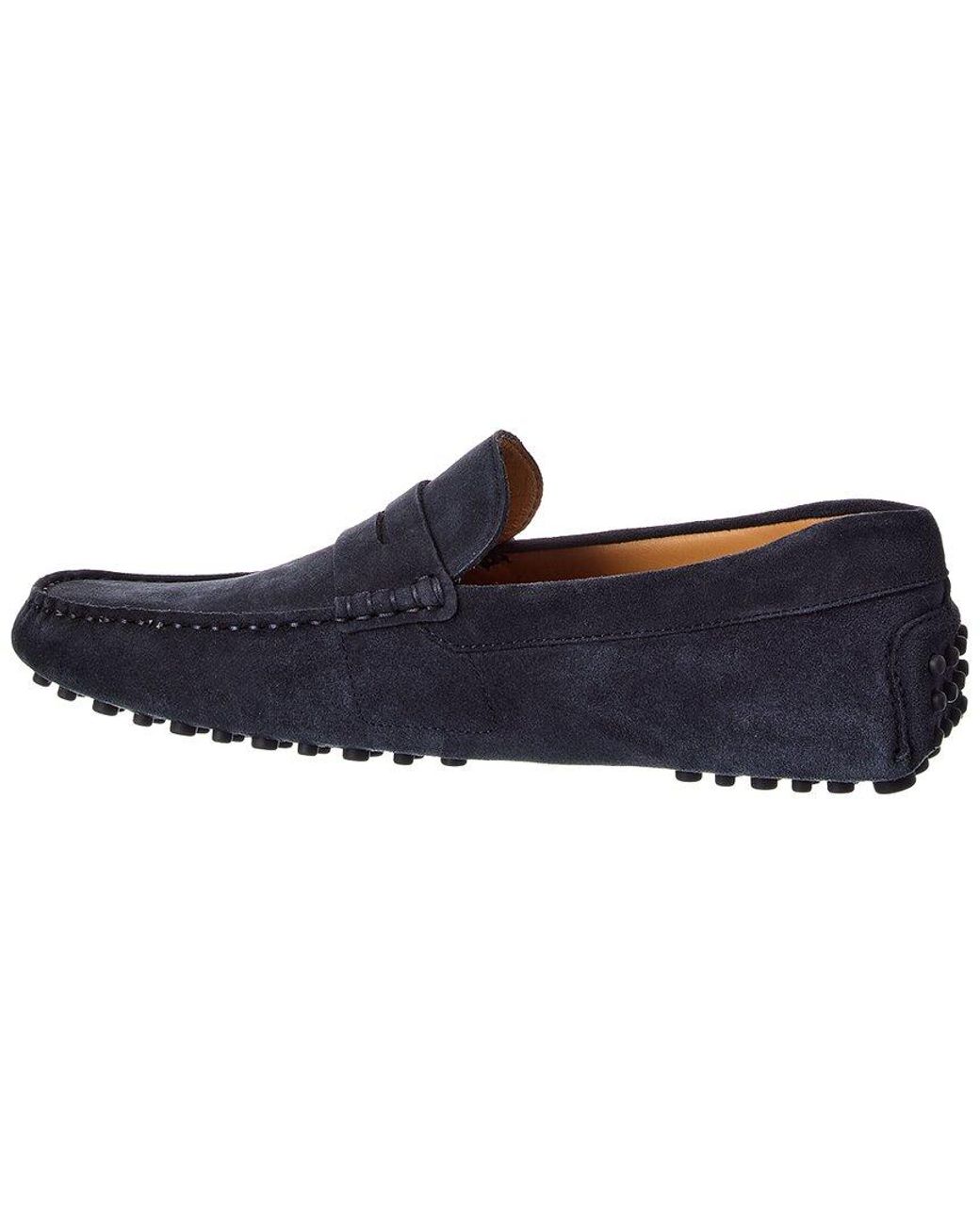 GREATS Blue Corsa Suede Driver for men
