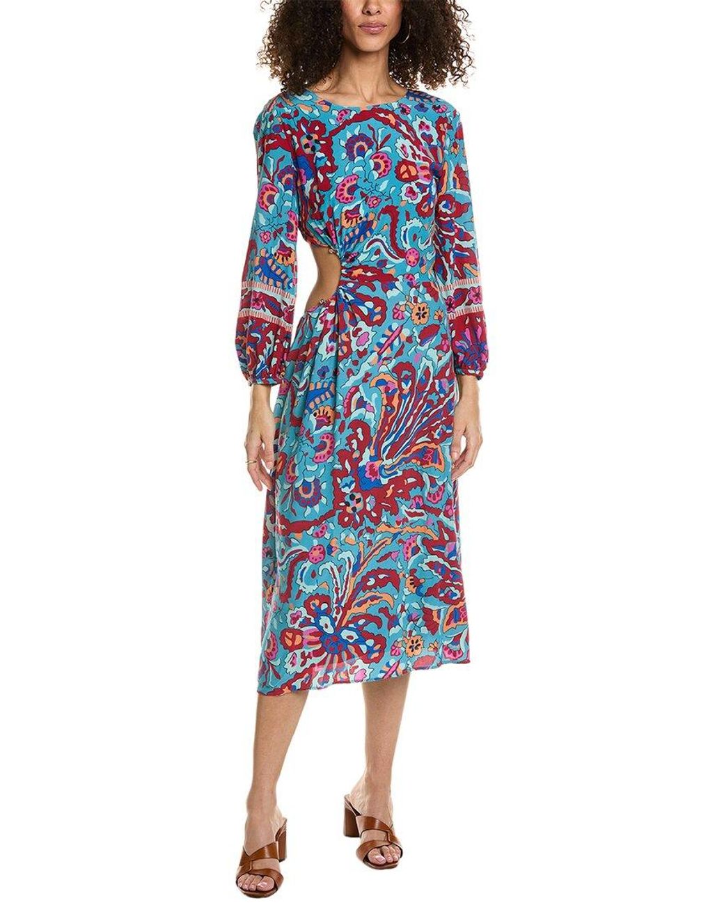 Ba&sh Blue Midi Dress