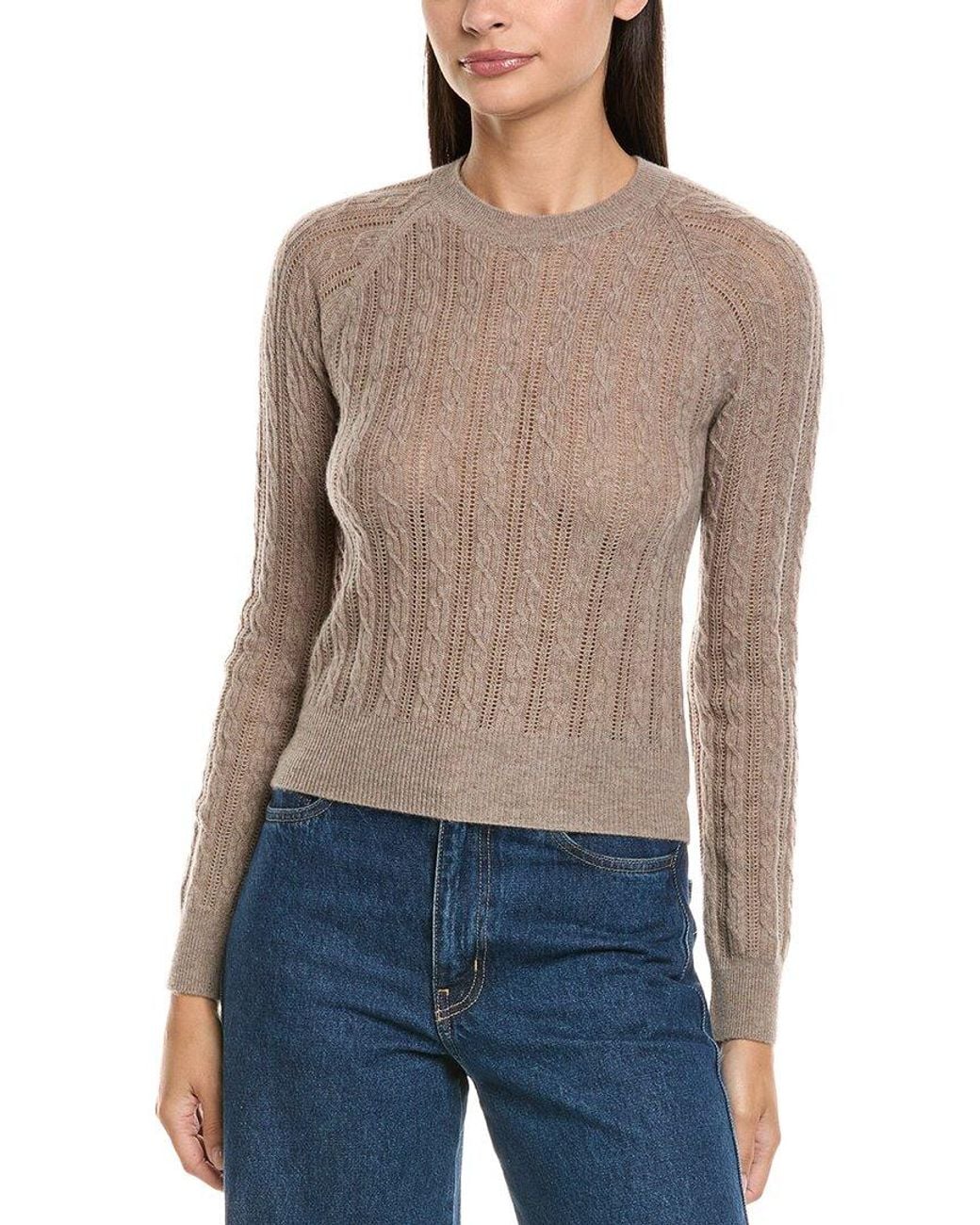 NAADAM Blue Wool & Cashmere-Blend Sweater