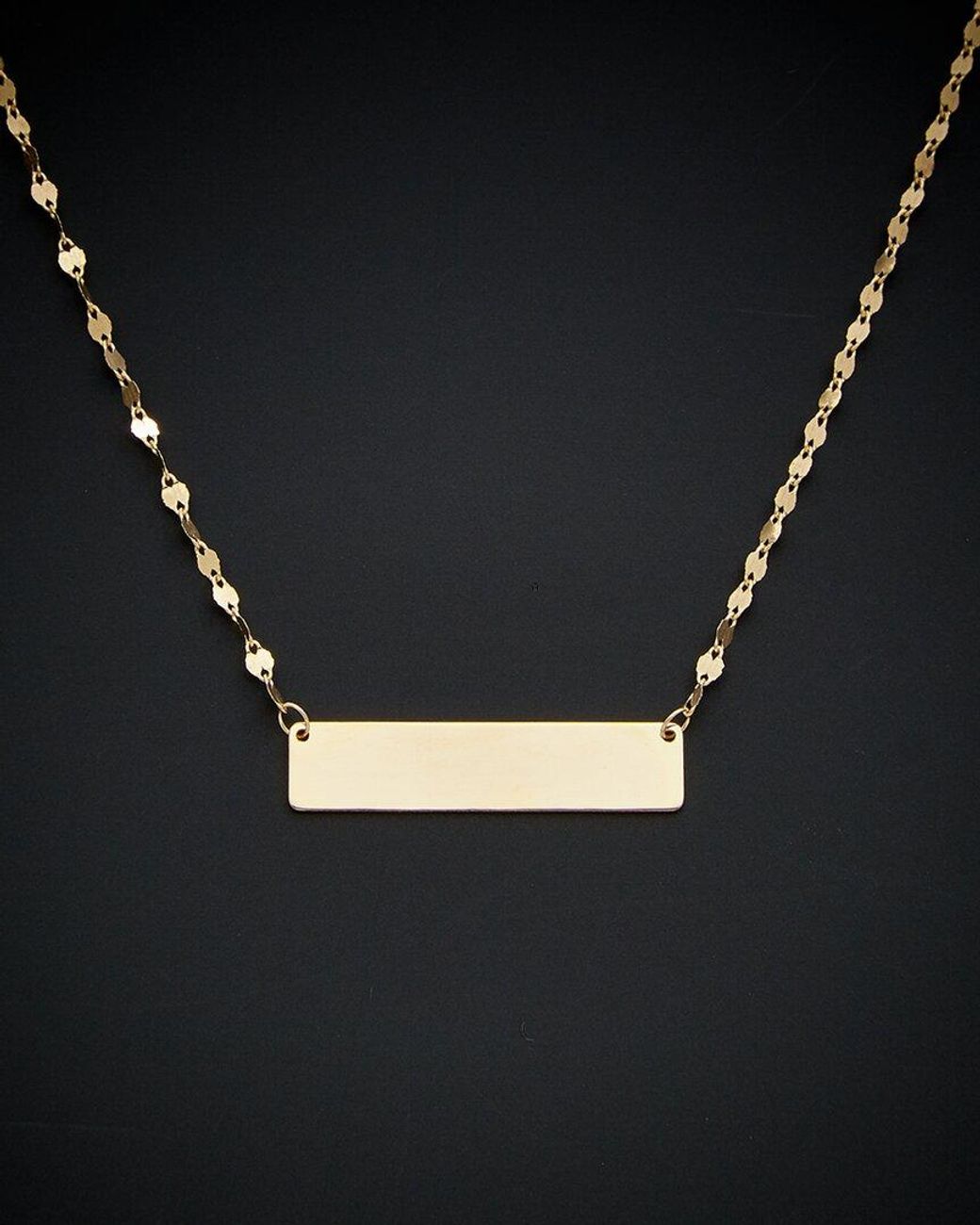 Italian Gold Black 14k Adjustable Choker