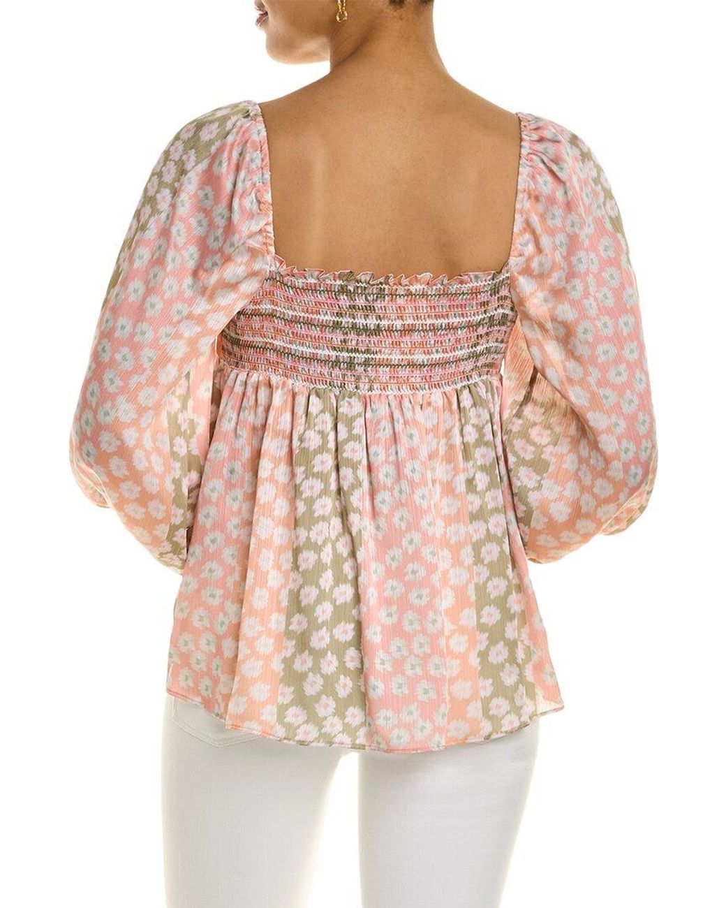 Sachin & Babi Orange Leslie Top