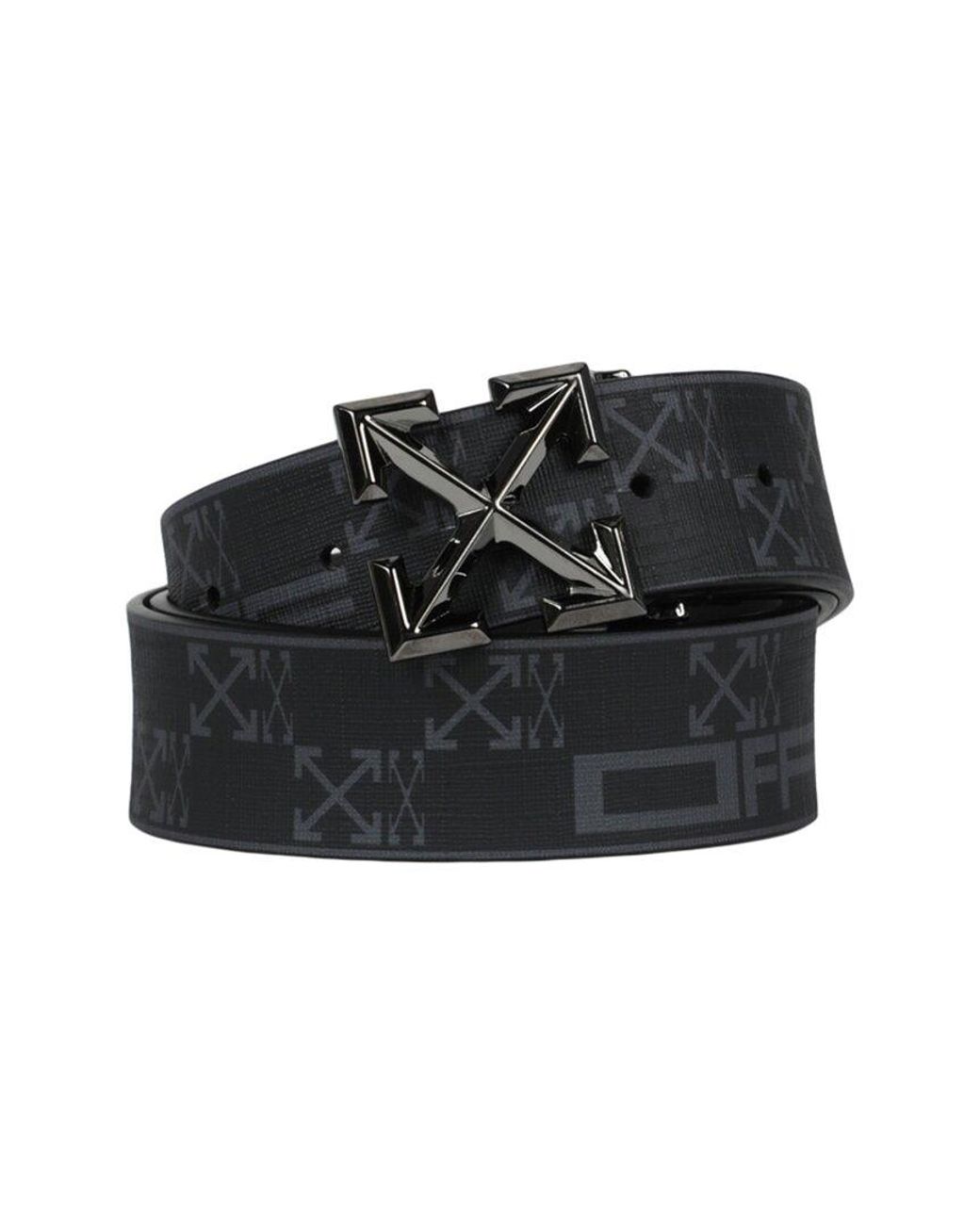 Off White c o Virgil Abloh Off whitetm Monogram Arrow Belt in Black for Men Lyst