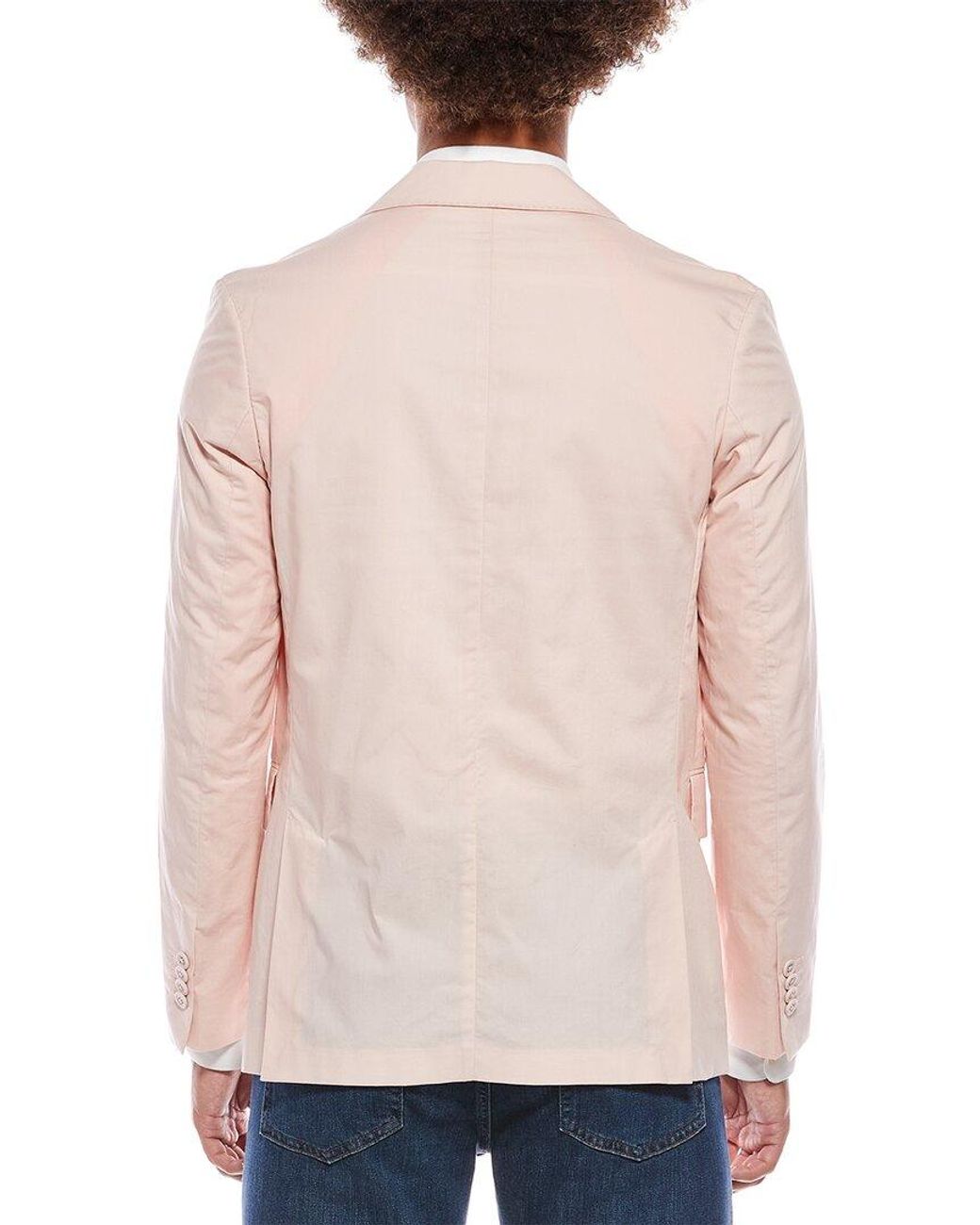 Officine Generale Blue Officine Generale Arthus Dyed Poplin Jacket for men